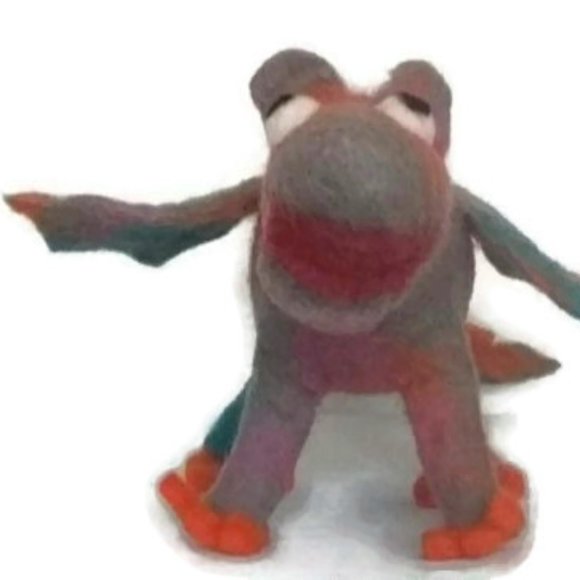 Creation Nepal Other - NEW ~ Felt Dinosaur Handmade in Nepal 34cm x 10cm and 110grams.